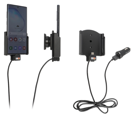 Brodit Aktiv hållare med USB-kabel och cigg-adapter, Samsung Galaxy Note 10 SM-N970  i gruppen Billjud / Smartphone i bil / Mobilhållare hos BRL (240721155)