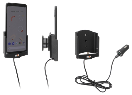 Brodit Aktiv hållare med USB-kabel och cigg-adapter, Google Pixel 4 XL  i gruppen Billjud / Smartphone i bil / Mobilhållare hos BRL (240721177)