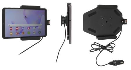 Brodit Aktiv hållare med USB-kabel och cigg-adapter, Samsung Galaxy Tab A 8.4 (2020) SM-T307  i gruppen Billjud / Smartphone i bil / Mobilhållare hos BRL (240721193)