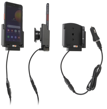 Brodit Aktiv hållare med USB-kabel och cigg-adapter, Samsung Galaxy Xcover 5  i gruppen Billjud / Smartphone i bil / Mobilhållare hos BRL (240721243)