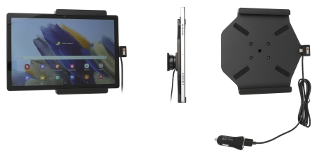 Brodit Aktiv hållare med USB-kabel och cigg-adapter, Samsung Galaxy Tab A8 SM-X200/205  i gruppen Billjud / Smartphone i bil / Mobilhållare hos BRL (240721286)