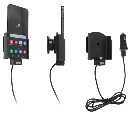 Brodit Aktiv hållare med USB-kabel och cigg-adapter, Samsung Galaxy S22 5G SM-S901B/SM-S901B/DS  i gruppen B2B Winn Scandinavia hos BRL (240721293)