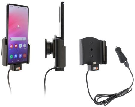 Brodit Aktiv hållare med USB-kabel och cigg-adapter, Samsung Galaxy A53 5G SM-A536B/DS  i gruppen Billjud / Smartphone i bil / Mobilhållare hos BRL (240721309)