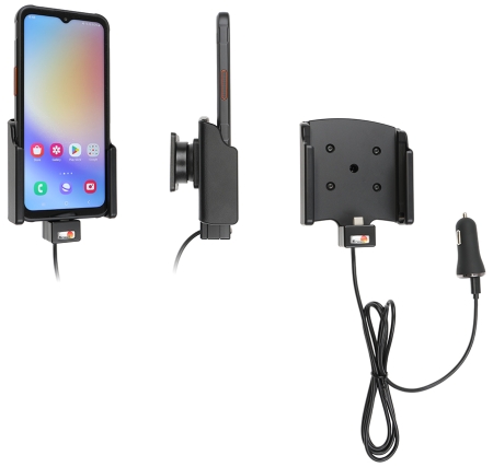 Brodit Aktiv hållare med USB-kabel och cigg-adapter, Samsung Galaxy Xcover 7  i gruppen Billjud / Smartphone i bil / Mobilhållare hos BRL (240721380)
