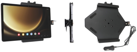 Brodit Aktiv hållare med USB-kabel och cigg-adapter, Samsung Galaxy Tab S9 FE SM-X51x  i gruppen Billjud / Smartphone i bil / Mobilhållare hos BRL (240721384)
