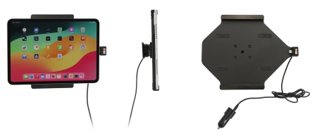 Brodit Aktiv hållare med USB-kabel och cigg-adapter, Apple iPad Pro 11 2024 (A2836, A2837, A3006)  i gruppen Billjud / Smartphone i bil / Mobilhållare hos BRL (240721409)