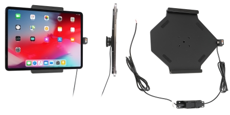 Brodit Aktiv hållare för fast installation, Apple iPad Air 13 2024  (A2898, A2899, A2900)/Air 13 2025 M3 (A3268, A3268, A2371)/Pro 12,9 2018 (A1876, A1895, A1983, A2014)/Pro 12.9 2020 (A2069, A2232, A2229)/Pro 12.9 5th Gen 2021 (A2378, A2379, A2461)/Pro 1 i gruppen Billjud / Smartphone i bil / Mobilhållare hos BRL (240727095)