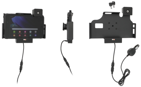 Brodit Hållare med nyckel-lås, Samsung Galaxy Tab Active 2 SM-T390/SM-T395/3 SM-T570/SM-T575/5 SM-X300/SM-X306B i gruppen Billjud / Smartphone i bil / Mobilhållare hos BRL (240735224)