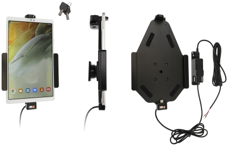 Brodit Hållare med nyckel-lås, Samsung Galaxy Tab A7 Lite SM-T220/SM-T225  i gruppen Billjud / Smartphone i bil / Mobilhållare hos BRL (240735264)