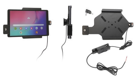 Brodit Hållare med nyckel-lås, Samsung Galaxy Tab A 10.1 (2019) SM-T510/SM-T515  i gruppen Billjud / Smartphone i bil / Mobilhållare hos BRL (240736132)