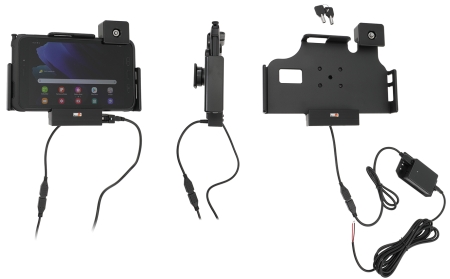 Brodit Hållare med nyckel-lås, Samsung Galaxy Tab Active 2 SM-T390/SM-T395/3 SM-T570/SM-T575/5 SM-X300/SM-X306B i gruppen Billjud / Smartphone i bil / Mobilhållare hos BRL (240736225)