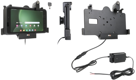 Brodit Hållare med nyckel-lås, Samsung Galaxy Tab Active 3 SM-T570/SM-