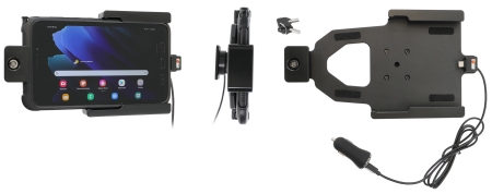 Brodit Hållare med nyckel-lås, Samsung Galaxy Tab Active 2 SM-T390/SM-T395/3 SM-T570/SM-T575 i gruppen Billjud / Smartphone i bil / Mobilhållare hos BRL (240752002)