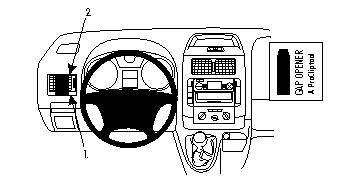 Illustration av Fiat Scudo 07-15:s instrumentbräda och kontroller.