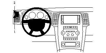 Brodit ProClip, Jeep Grand Cherokee 08-10 i gruppen Billjud / Vad passar i min bil / Jeep / Jeep Grand Cherokee hos BRL (240804107)