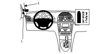 Brodit ProClip, Mercedes Benz E-Class Coupé 02-09 i gruppen Billjud / Vad passar i min bil / Mercedes / E-klass / E-klass 2002-2009 W211 hos BRL (240804136)