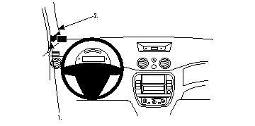 ProClip Monteringsbygel Citroen C3 06-09, Vänster i gruppen Billjud / Vad passar i min bil / Citroën / C3 hos BRL Electronics (240804173)