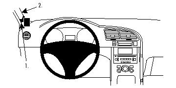 Brodit ProClip, Peugeot 3008 09-16 i gruppen Billjud / Vad passar i min bil / Peugeot / Peugeot 3008 / Peugeot 3008 2008-2016 hos BRL (240804346)