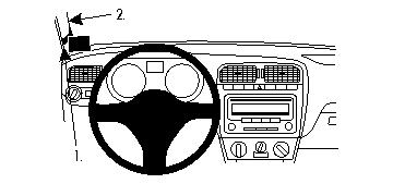 Brodit ProClip, Volkswagen Polo 10-14 i gruppen Billjud / Vad passar i min bil / Volkswagen / Polo / Polo 2010-2017 hos BRL (240804384)