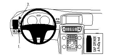 Instrumentpanel och kontrollknappar för Volvo S60 11-15.