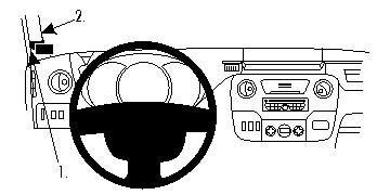 ProClip Monteringsbøyle Renault Master 11-15, Sentrert i gruppen Billyd / Hva passer i min bil  / Renault / Master hos BRL Electronics (240804530)