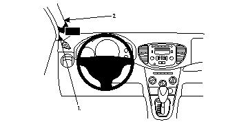 Brodit ProClip, Hyundai i10 11-13 i gruppen Billjud / Vad passar i min bil / Hyundai / I10 / i10 2008-2013 hos BRL (240804593)