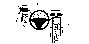 Brodit ProClip, Volvo C30 07-15 i gruppen Billjud / Vad passar i min bil / Volvo / Volvo C30 / Volvo C30 2006-2013 hos BRL (240804682)