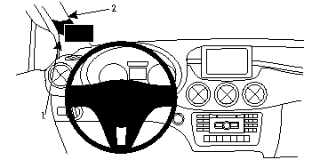 Brodit ProClip, Mercedes Benz B-Class 12-18 i gruppen Billjud / Vad passar i min bil / Mercedes / B-klass hos BRL (240804726)
