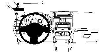 ProClip Monteringsbygel Subaru Impreza/XV 12-15, Vänster i gruppen Billjud / Vad passar i min bil / Subaru hos BRL Electronics (240804748)