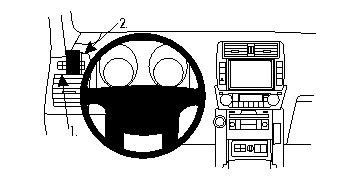 Brodit ProClip, Toyota LandCruiser 150 10-23 i gruppen Billjud / Vad passar i min bil / Toyota / Landcruiser / Landcruiser 2008- hos BRL (240804803)