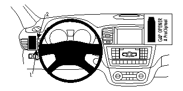 Brodit ProClip, Mercedes Benz GL-Class 13-19 i gruppen Billjud / Vad passar i min bil / Mercedes / GL hos BRL (240804826)