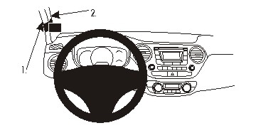 Brodit ProClip, Hyundai i10 14-19 i gruppen Billjud / Vad passar i min bil / Hyundai / I10 / i10 2014-2020 hos BRL (240804988)