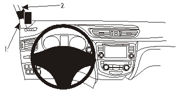 Brodit ProClip, Nissan Qashqai 14-21 i gruppen Billjud / Vad passar i min bil / Nissan / Qashqai / Qashqai 2013-2021 hos BRL (240804994)