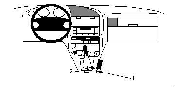 Konsol och instrumentpanel för BMW 316-328, modellår 91-98.