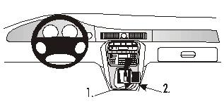 Brodit ProClip, Jaguar XJ8 98-02 i gruppen Billjud / Vad passar i min bil / Jaguar hos BRL (240832516)
