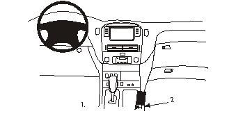 ProClip Monteringsbygel Lexus LS Serie 01-06, Konsol i gruppen Billjud / Vad passar i min bil / Lexus hos BRL Electronics (240832889)