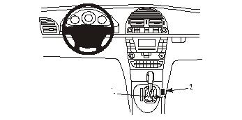 Brodit ProClip, Mercedes Benz E-Class, Sedan 02-09 i gruppen Billjud / Vad passar i min bil / Mercedes / E-klass / E-klass 2002-2009 W211 hos BRL (240833042)