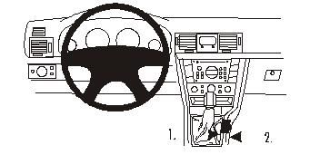 Instrumentbräda och växelspak för Opel Signum och Vectra.