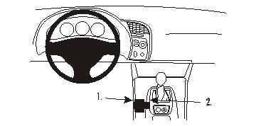 ProClip Monteringsbøyle Honda S2000 03-03, Konsoll i gruppen Billyd / Hva passer i min bil  / Honda hos BRL Electronics (240833402)