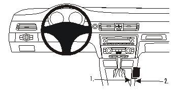 BMW 316-330/E90/E91/E92/E93 05-12, Konsol