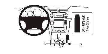 Brodit ProClip, Mercedes Benz CLS-Class 05-10 i gruppen Billjud / Vad passar i min bil / Mercedes / CLS hos BRL (240833625)