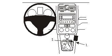 ProClip Monteringsbygel Volkswagen Jetta 06-10, Konsol i gruppen Billjud / Vad passar i min bil / Volkswagen / Jetta / Jetta 2005-2010 hos BRL Electronics (240833690)