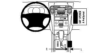 ProClip Monteringsbøyle Kia Sorento 08-09, Konsoll i gruppen Billyd / Hva passer i min bil  / Kia / Sorento / Sorento 2007-2009 hos BRL Electronics (240834076)