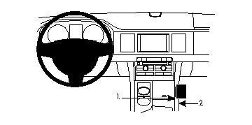 Brodit ProClip, Jaguar XF 09-15 i gruppen Billjud / Vad passar i min bil / Jaguar hos BRL (240834201)