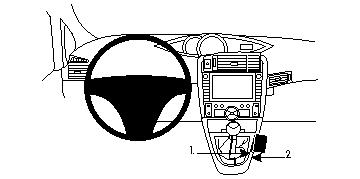 Brodit ProClip, Toyota Verso 09-19 i gruppen Billjud / Vad passar i min bil / Toyota / Verso / Verso 2009-2018 hos BRL (240834339)