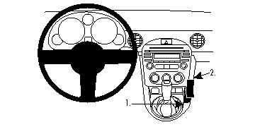 Brodit ProClip, Mazda Miata/MX-5 09-15 i gruppen Billjud / Vad passar i min bil / Mazda / Mazda Miata / Mazda Miata 2009-2010 hos BRL (240834416)