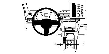 Subaru Outback 10-14, Konsol, Vänster