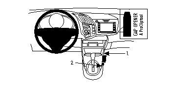 ProClip Monteringsbygel Honda CR-Z 11-15, Konsol i gruppen Billjud / Vad passar i min bil / Honda hos BRL Electronics (240834553)