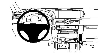 ProClip Monteringsbygel Lexus LS Serie 13-15, Konsol i gruppen Billjud / Vad passar i min bil / Lexus hos BRL Electronics (240834848)