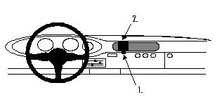Brodit ProClip, Porsche 911 77-98 i gruppen Billjud / Vad passar i min bil / Porsche / 911 / 911 1994-1998 (993) hos BRL (240851581)